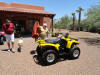 'Billy the kid'  is presented his rebuilt quad by Danny on fathers day.  Great job Danny!