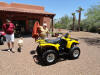 'Billy the kid'  is presented his rebuilt quad by Danny on fathers day.  Great job Danny!