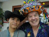 Mike with our old buddy, Gaph 'Tex' McClay.