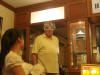 What with dinner being a rather short lived affair, we move on to the 'giving of gifts'.  Mike wears his magic glasses
