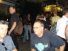 Brother Mike at "Cheap Charlie's" and a cast of thousands behind him.