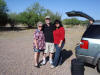 Sal with son Freddy and daughter-in-law, Cee