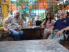 Dan, Diddi and I in the Khob  chai deu  bar / cafe.  Seems to be the hotspot of the "ville".