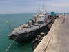 Tim and I checked out the Thai navy boat.  A bit the worse for wear.