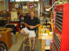 Neighbor Rick in his shop.  A self proclaimed "neat freak".  I wish my house was halfway as well organized as his shop