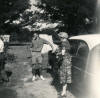 Mike with Auntie Maude, taken at Camp Shetek.  Maude (McFadden)  Brown, Toledo, Ohio  (circa 1962)             