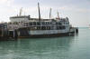 This rust bucket is actually a working ferry.  No thanks!!