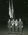 Mike McFadden on right, Color Guard at 8th Air Force Change of Command Ceremony, Westover AFB, Mass., 28 Feb 67.  General Wade to Gen Kieffer.  This color guard was sent from The SAC Elite Guard, Headquarters SAC, Offutt AFB, Omaha, NB           