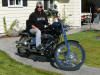 Here is Miz Griz.  She's a member of that outlaw biker group, "hells Babushkas".